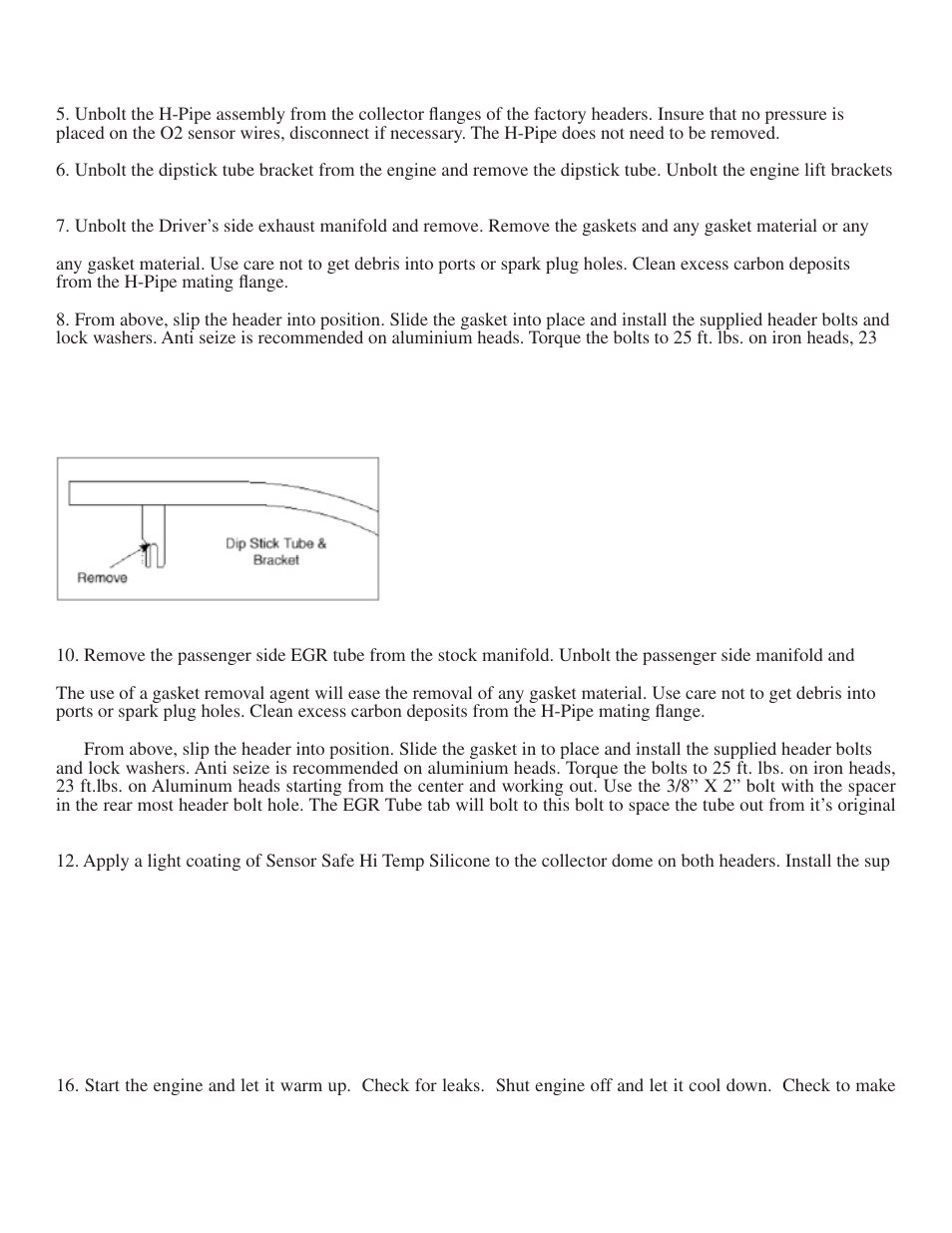 PerTronix JBA Exhaust 1624S-4 User Manual | Page 3 / 5