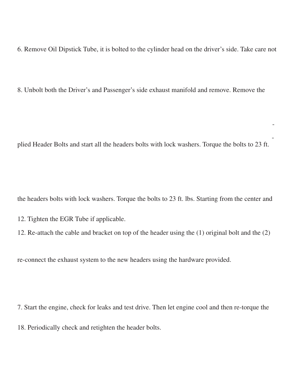PerTronix JBA Exhaust 1674S-2 User Manual | Page 3 / 5