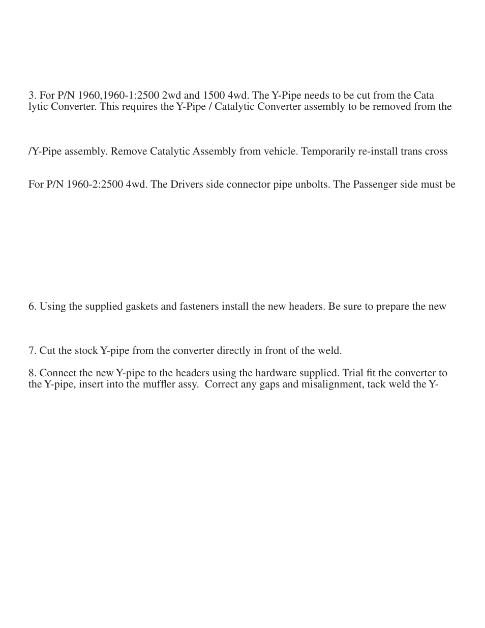 PerTronix JBA Exhaust 1960S User Manual | Page 3 / 5