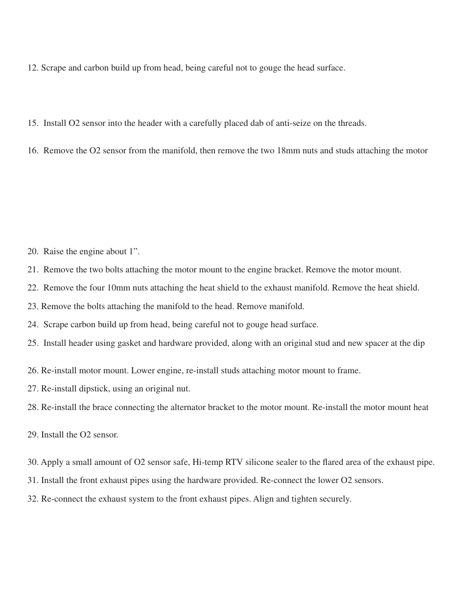PerTronix JBA Exhaust 1964S-1 User Manual | Page 3 / 5