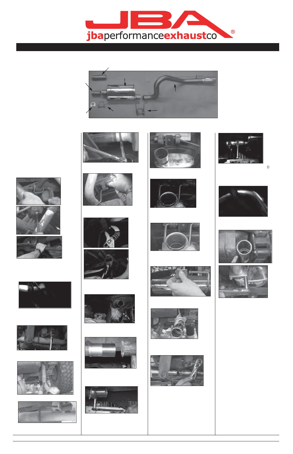 PerTronix JBA Exhaust 40-1502 User Manual | 1 page