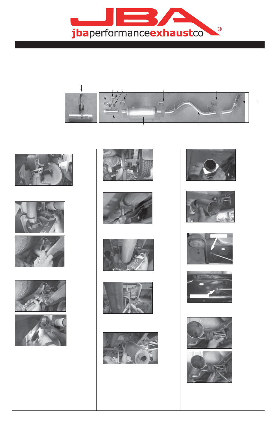 PerTronix JBA Exhaust 40-1503 User Manual | 1 page