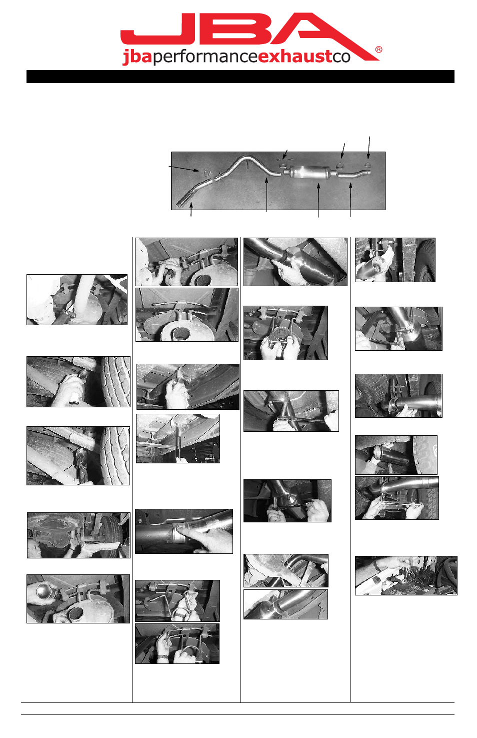 PerTronix JBA Exhaust 40-2522 User Manual | 1 page