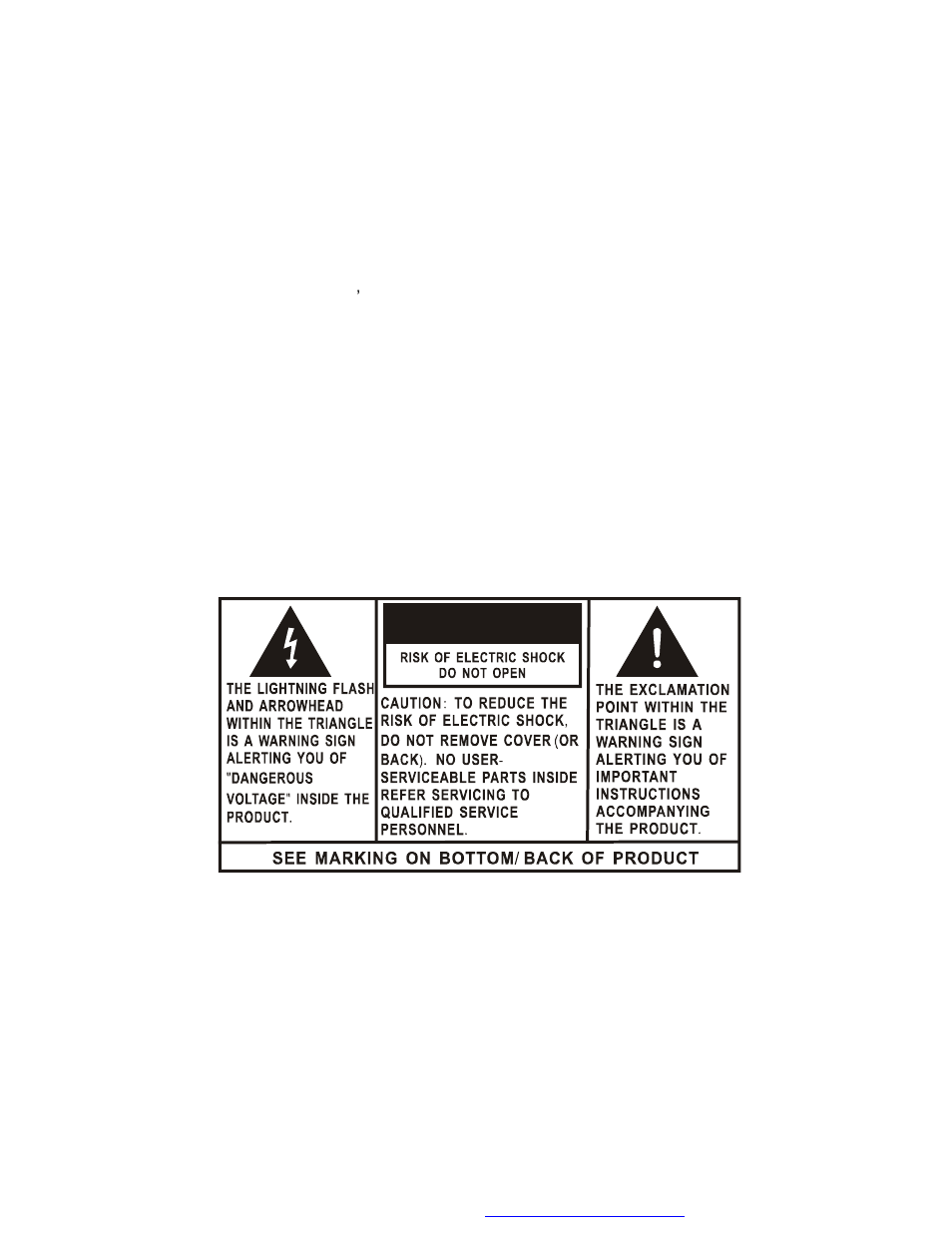 Caution | Audiovox D9104 User Manual | Page 4 / 33