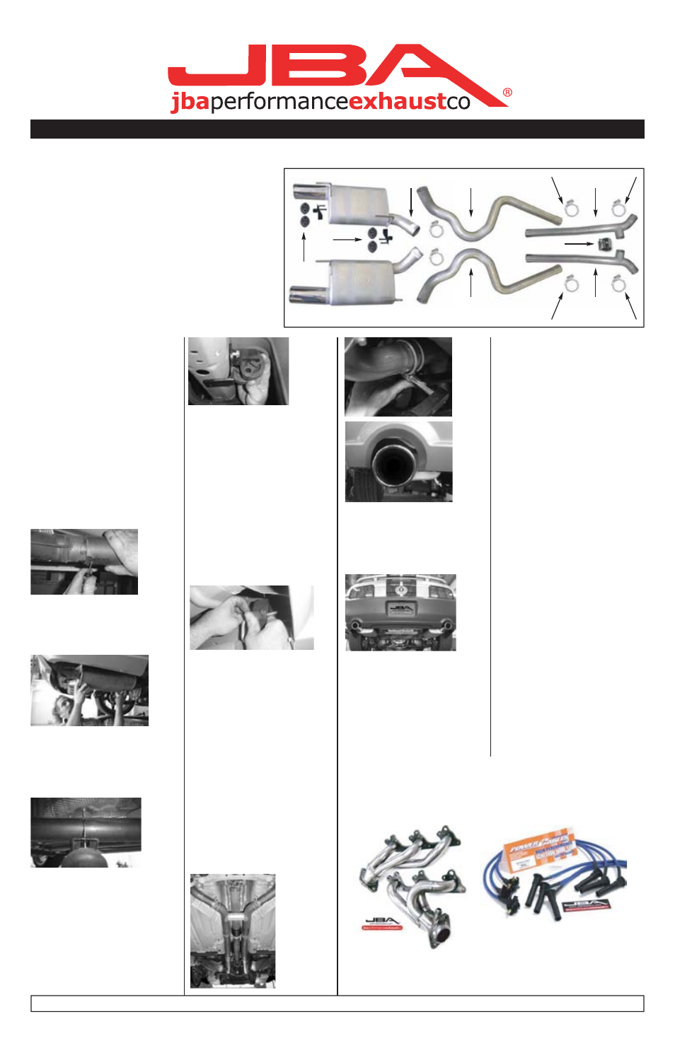 PerTronix JBA Exhaust 40-2631 User Manual | 1 page