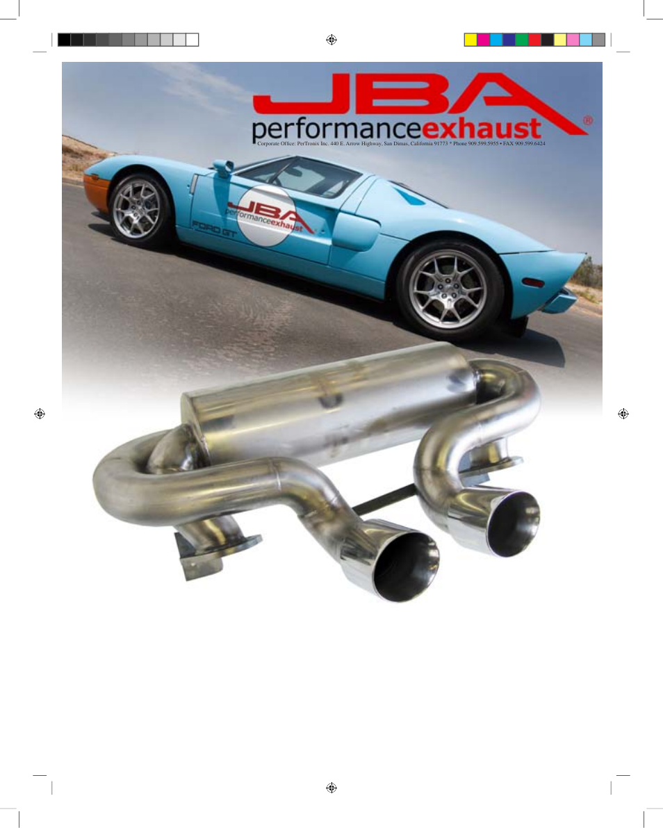 PerTronix JBA Exhaust 40-2636 User Manual | 3 pages