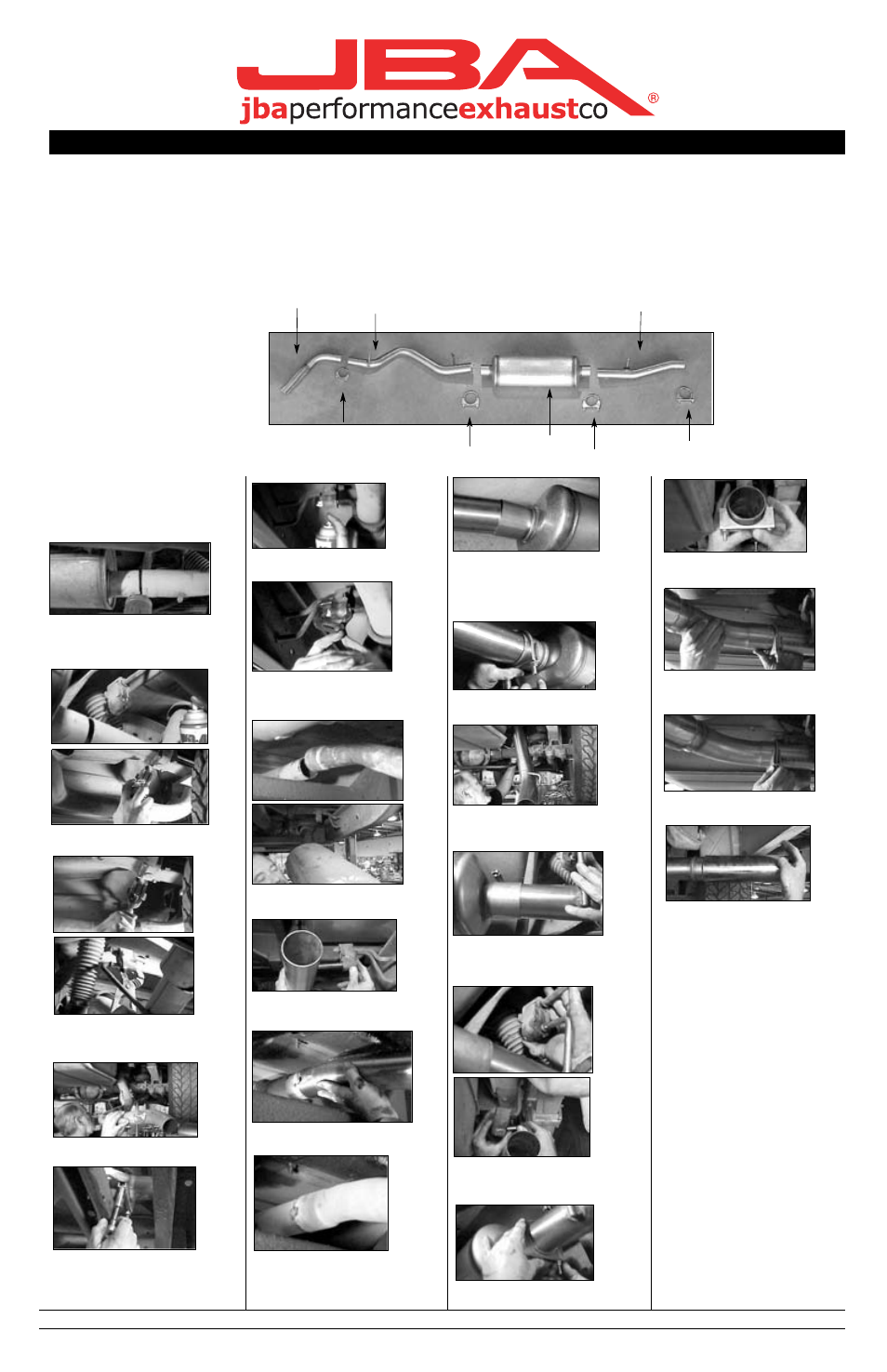 PerTronix JBA Exhaust 40-3017 User Manual | 1 page