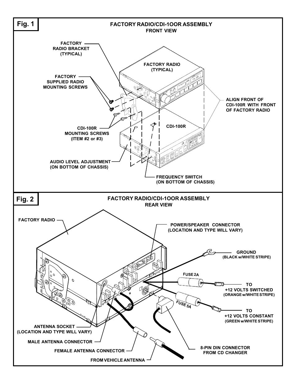 Fig. 2, Fig. 1 | SPS CDI-100R User Manual | Page 2 / 2