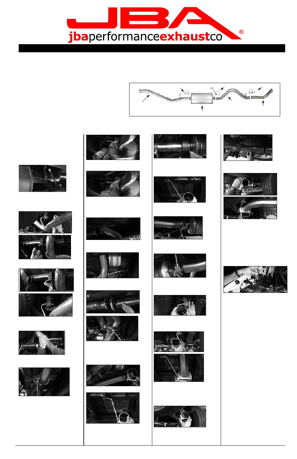 PerTronix JBA Exhaust 40-3044 User Manual | 1 page