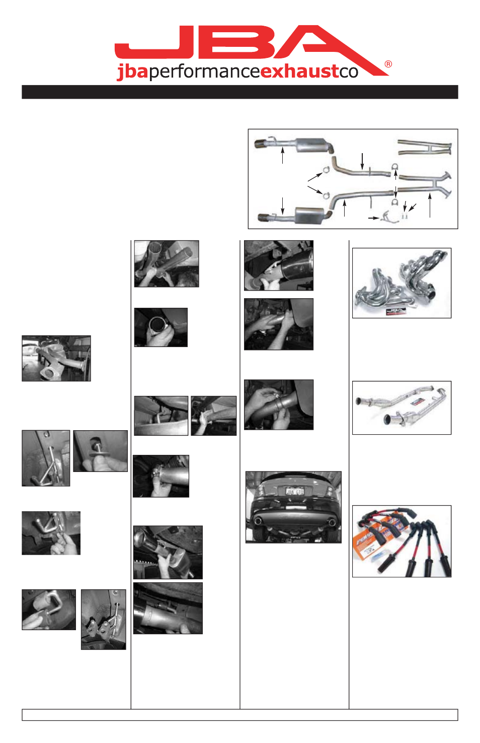 PerTronix JBA Exhaust 40-3110 User Manual | 1 page