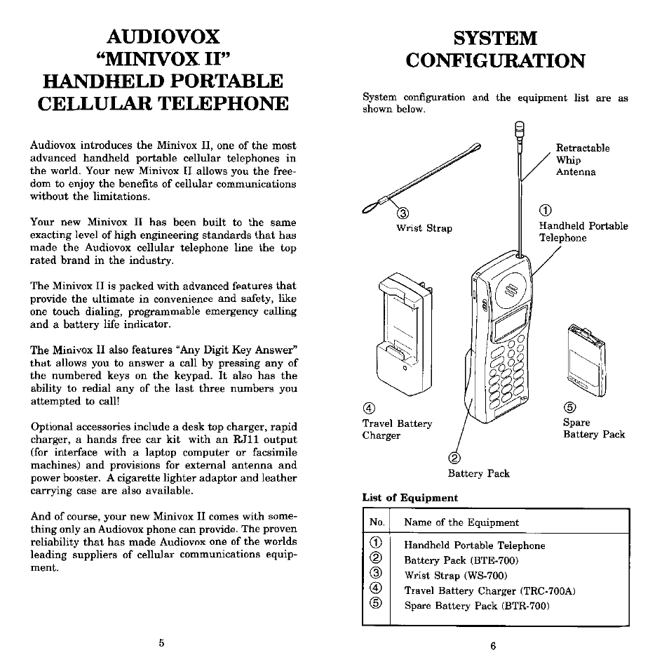 System configuration | Audiovox MVX-550 User Manual | Page 4 / 22