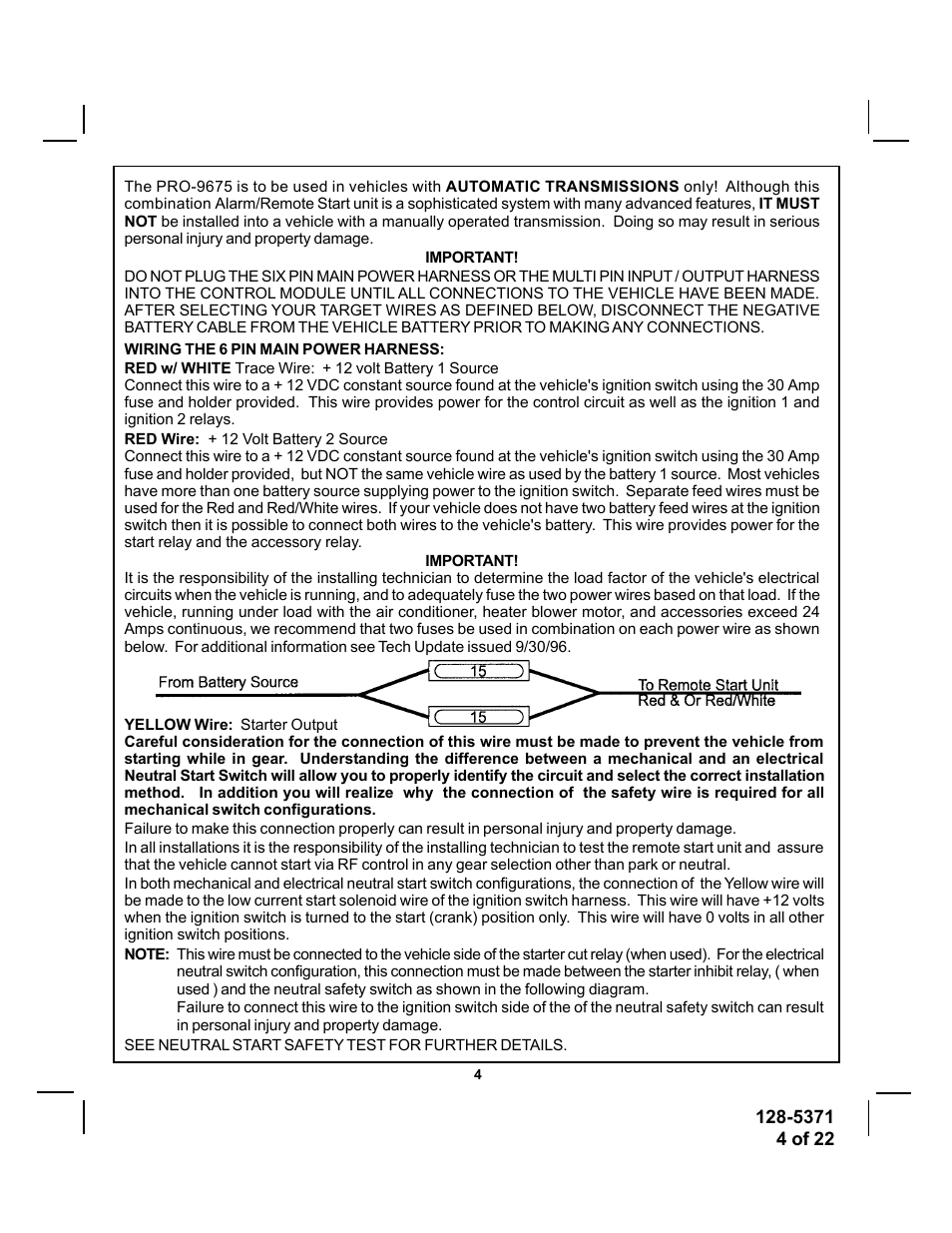 Audiovox PRO-9675FT User Manual | Page 4 / 22