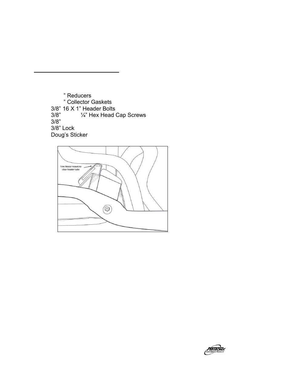 PerTronix Dougs Headers D104 User Manual | Page 3 / 3