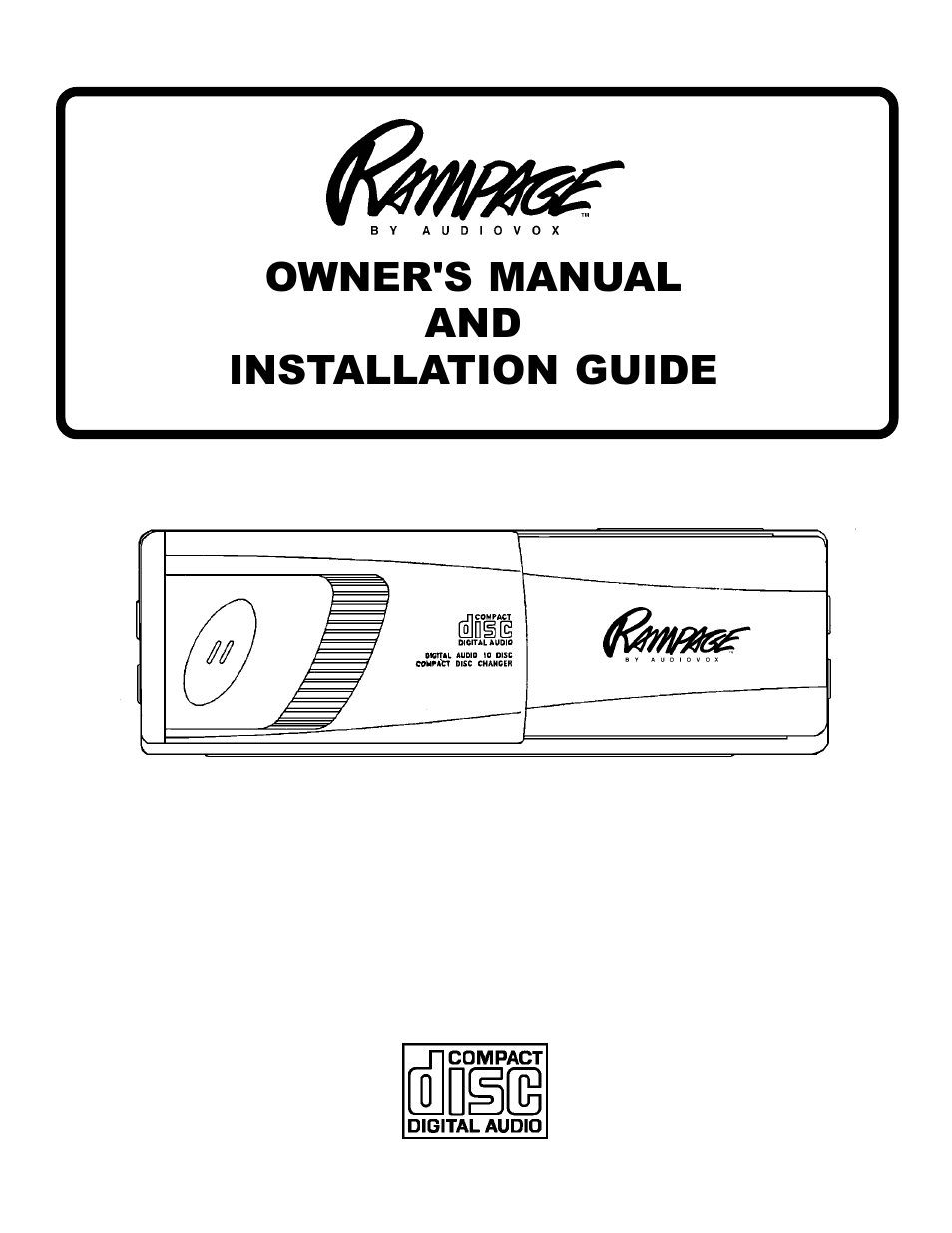 Audiovox ACC-56 User Manual | 20 pages