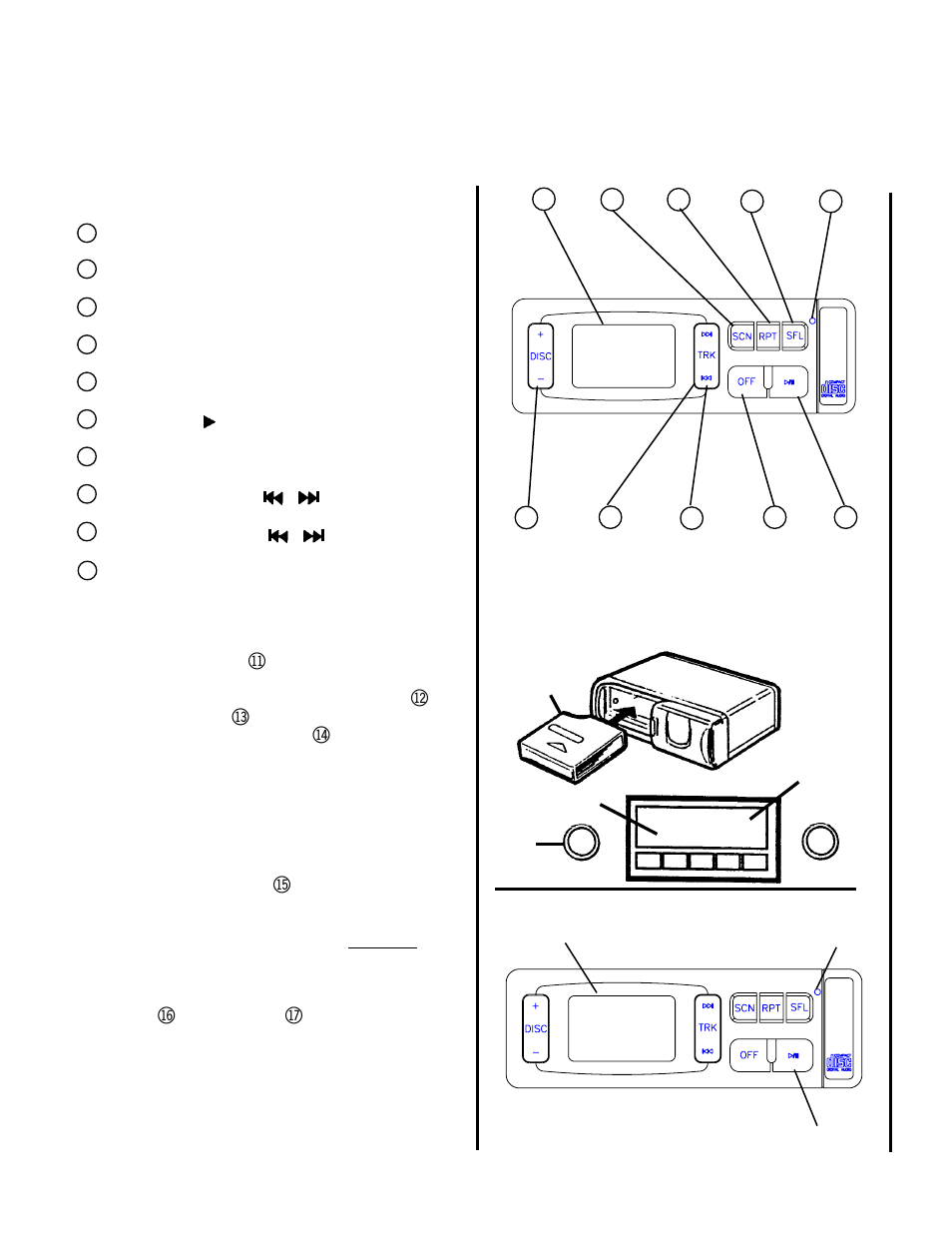 Remote control operating instructions, Controls, Preparing for operation | Fm 89.1 | Audiovox ACC-56 User Manual | Page 13 / 20