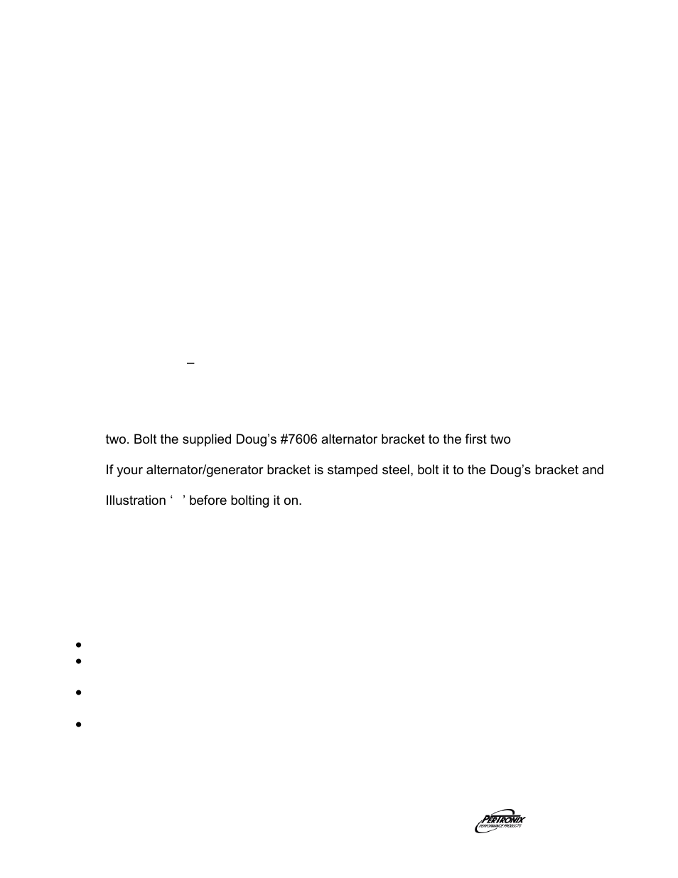 Installation, Important check list | PerTronix Dougs Headers D317 User Manual | Page 2 / 3