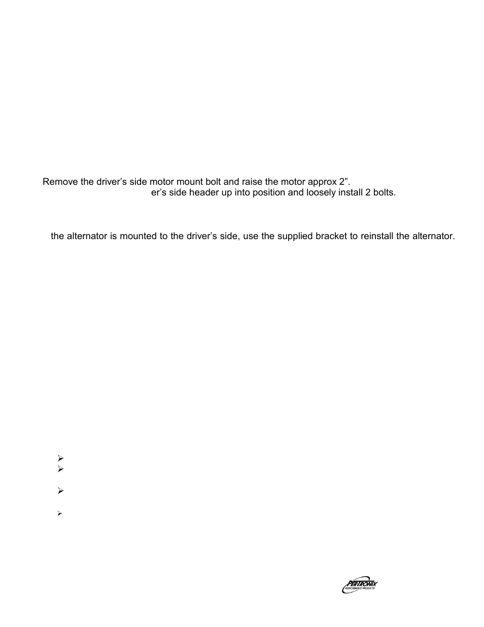PerTronix Dougs Headers D323 User Manual | Page 2 / 4