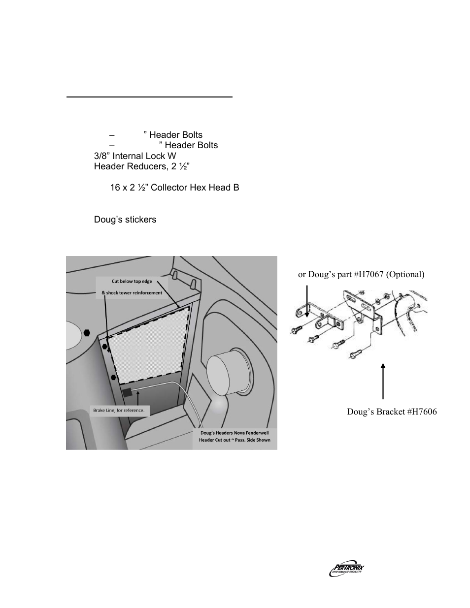 PerTronix Dougs Headers D329 User Manual | Page 3 / 3