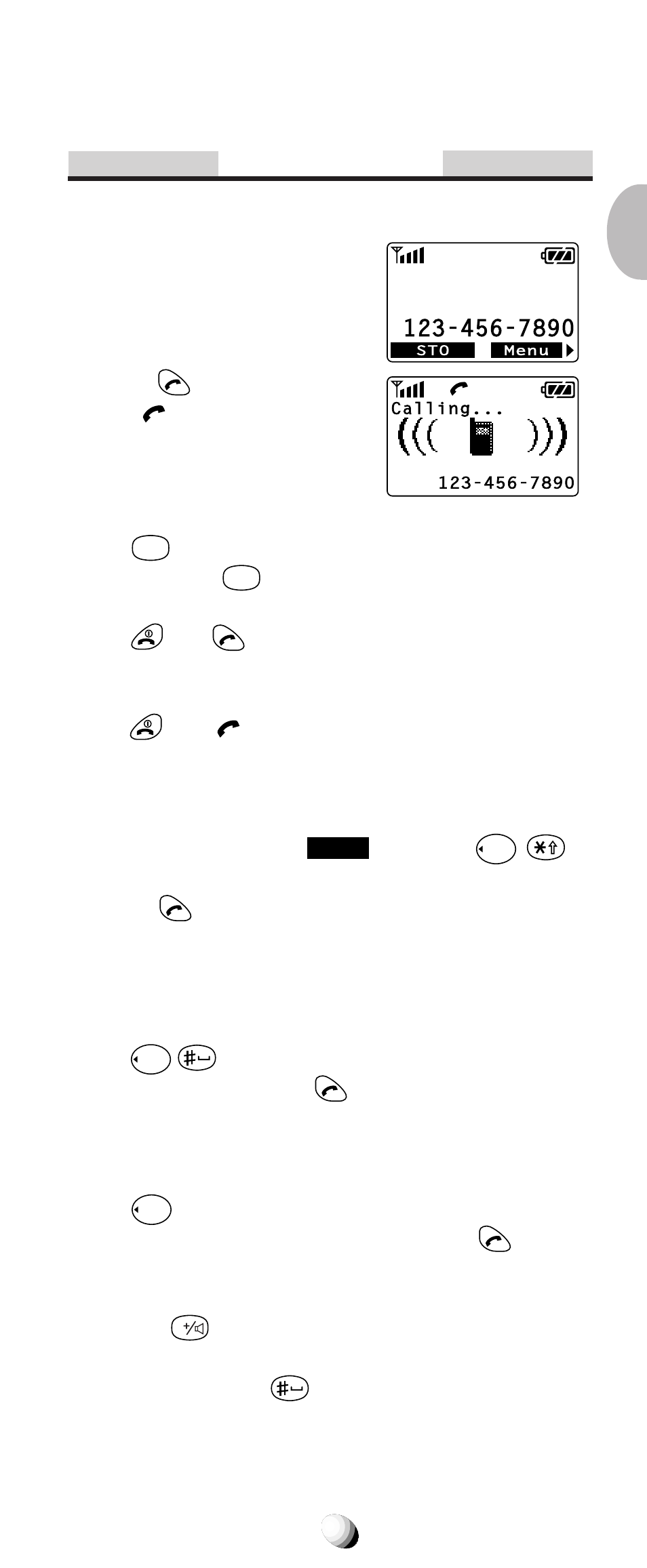 Basic operation, Placing calls, Last number redial | Phonebook dialing | Audiovox CDM-9150X User Manual | Page 25 / 107
