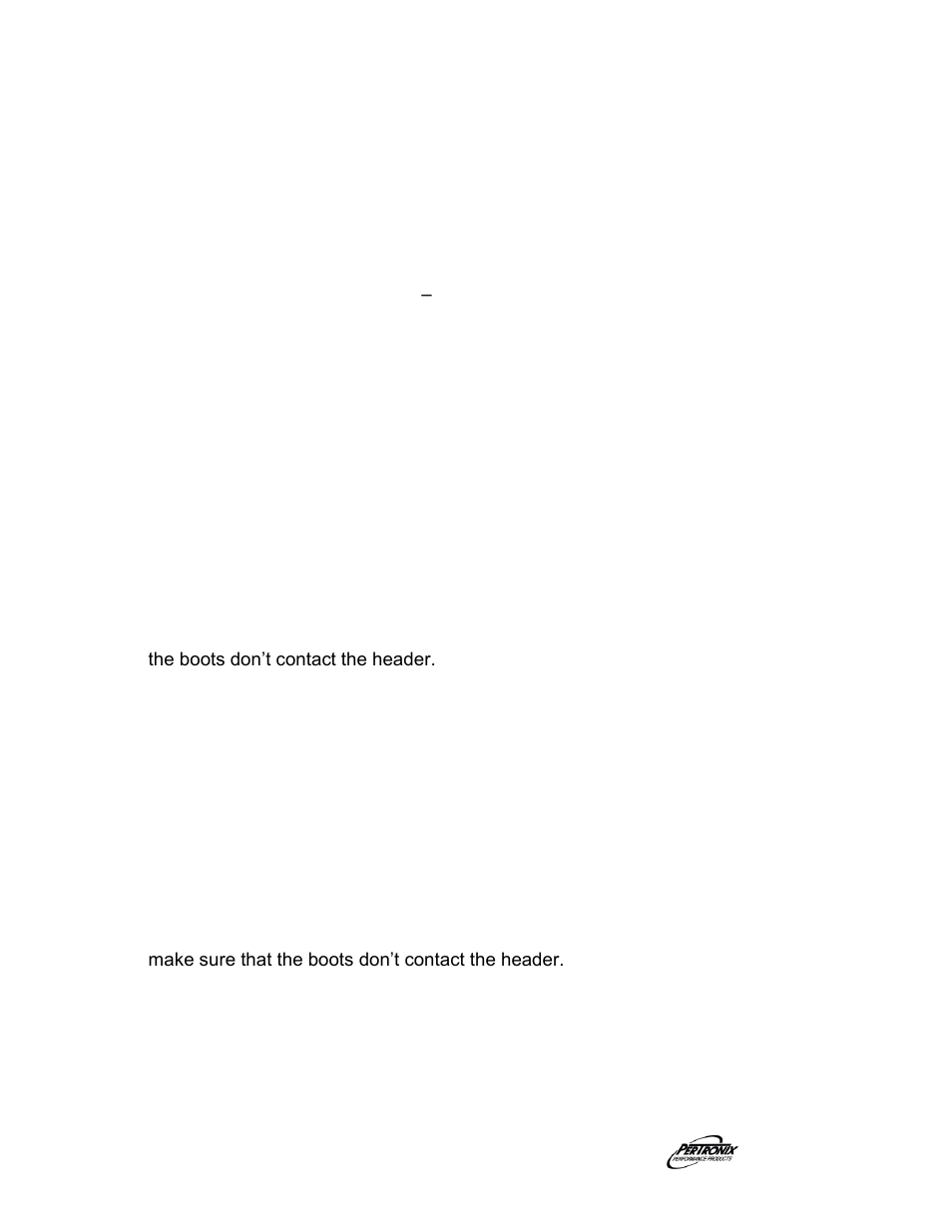 Installation | PerTronix Dougs Headers D3339 User Manual | Page 2 / 3