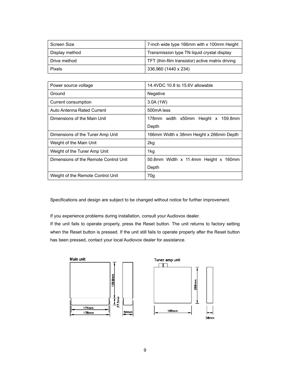 Audiovox PAV2000DTV User Manual | Page 10 / 58