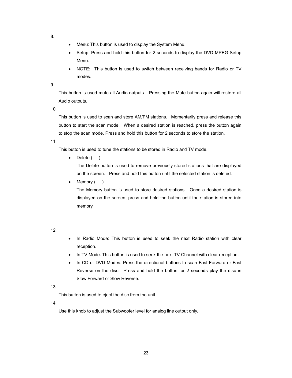 Audiovox PAV2000DTV User Manual | Page 24 / 58