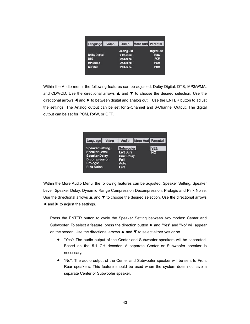 Audiovox PAV2000DTV User Manual | Page 44 / 58