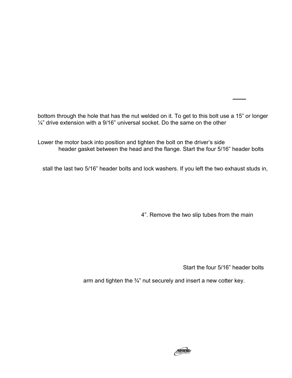 PerTronix Dougs Headers D450 User Manual | Page 3 / 4