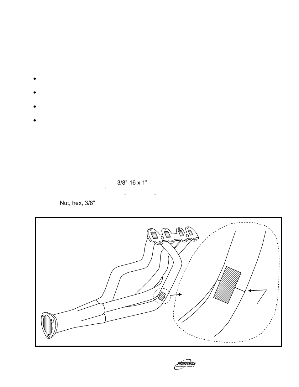 Important check list, Parts list, Figure 1 | PerTronix Dougs Headers D626 User Manual | Page 3 / 3