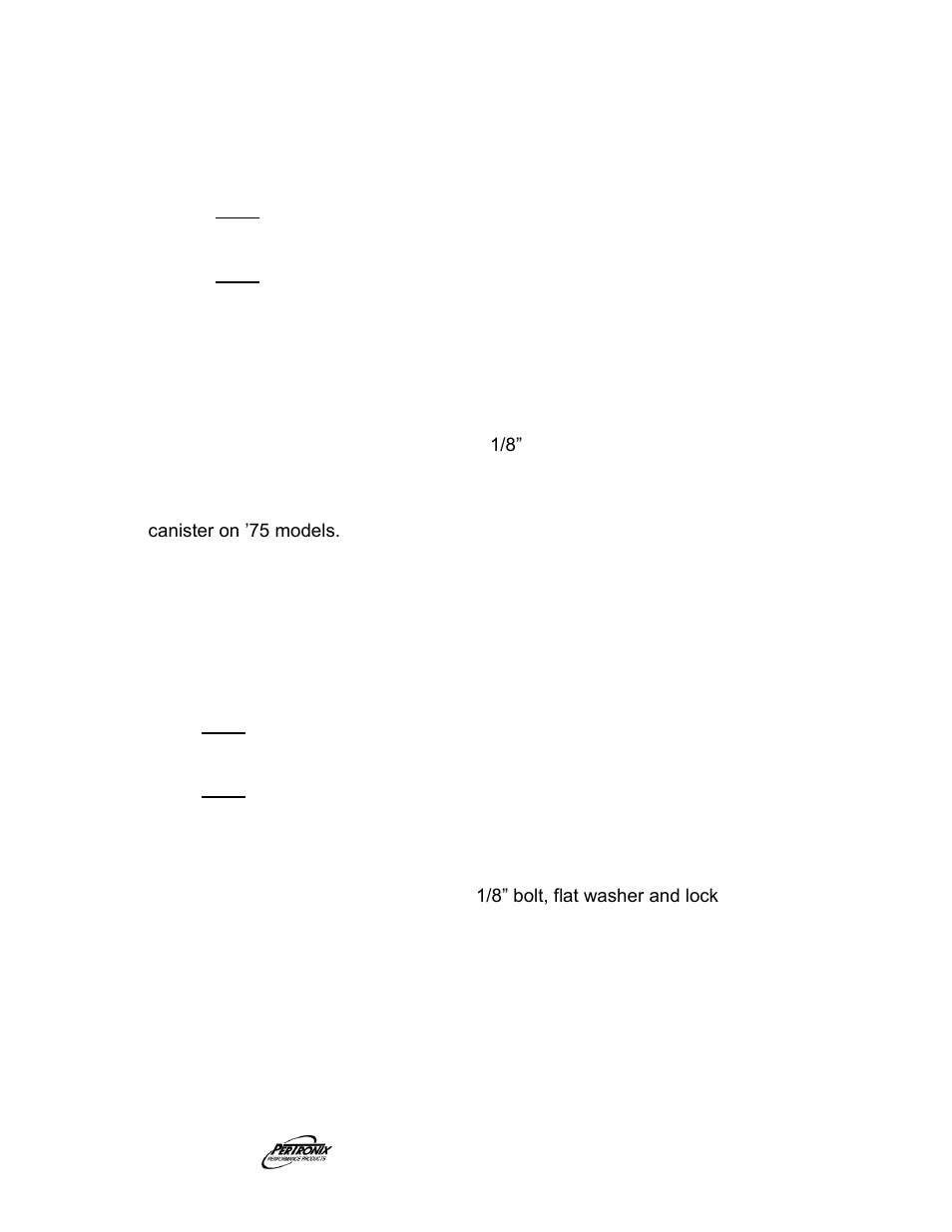 PerTronix Dougs Headers D743 User Manual | Page 2 / 3