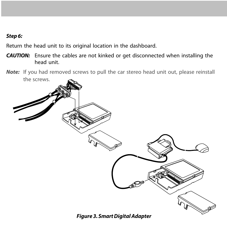 Installation (continued) | Audiovox Interface Cable User Manual | Page 4 / 8