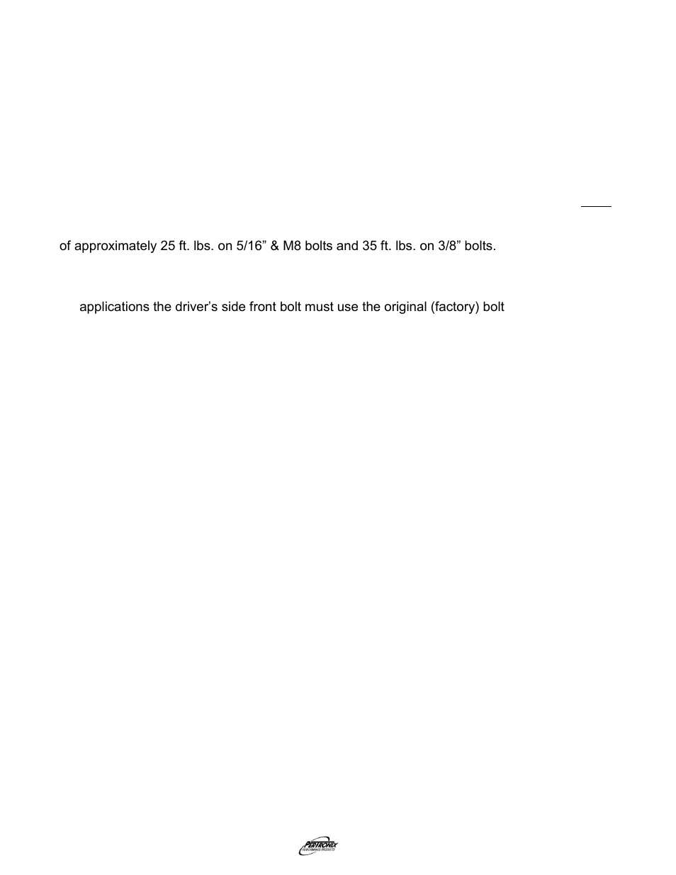 PerTronix Dougs General Headers User Manual | Page 2 / 2