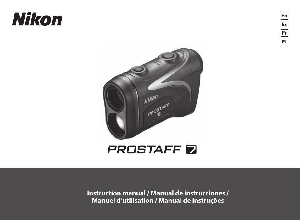 Nikon PROSTAFF User Manual | 41 pages