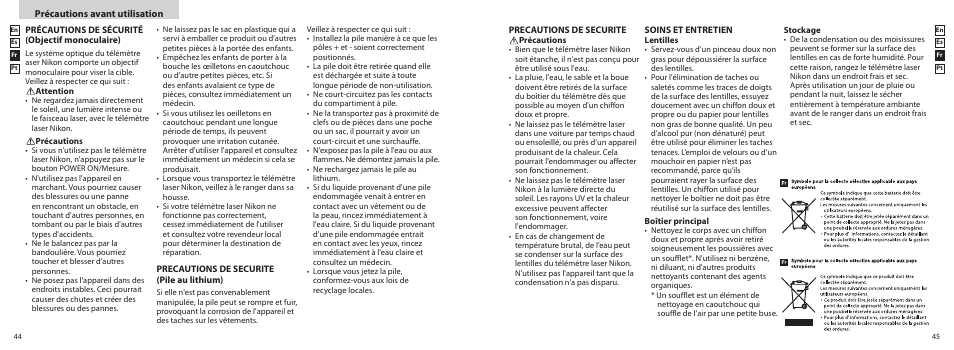 Nikon PROSTAFF User Manual | Page 23 / 41