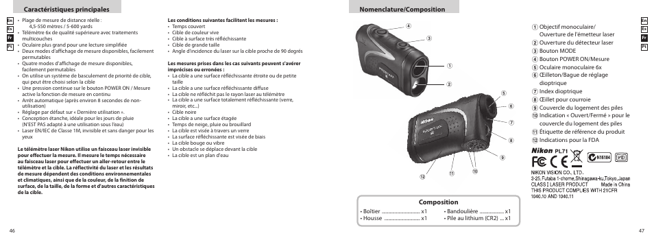 Nikon PROSTAFF User Manual | Page 24 / 41