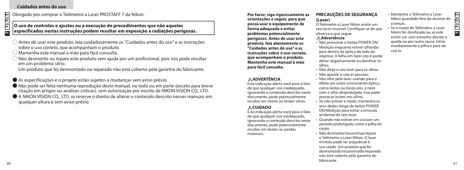 Nikon PROSTAFF User Manual | Page 31 / 41