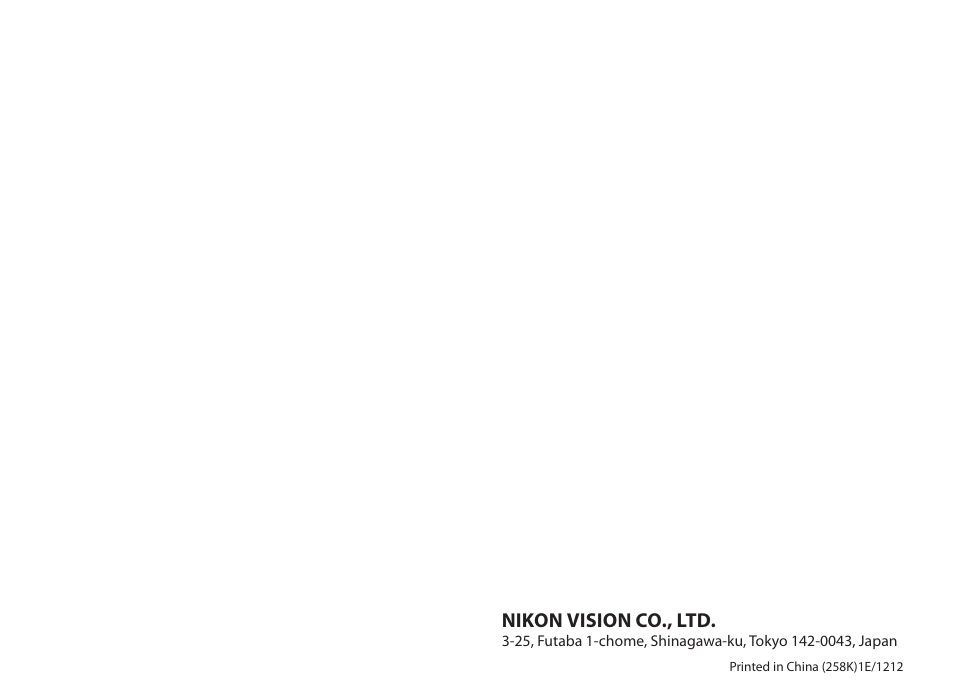 Nikon PROSTAFF User Manual | Page 41 / 41