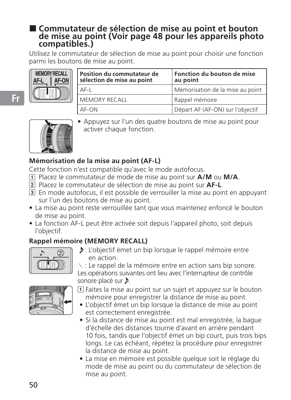 Jp en de fr es se ru nl it ck ch kr | Nikon 200mm-f-2G-ED-AF-S-VR-II-Nikkor User Manual | Page 50 / 228