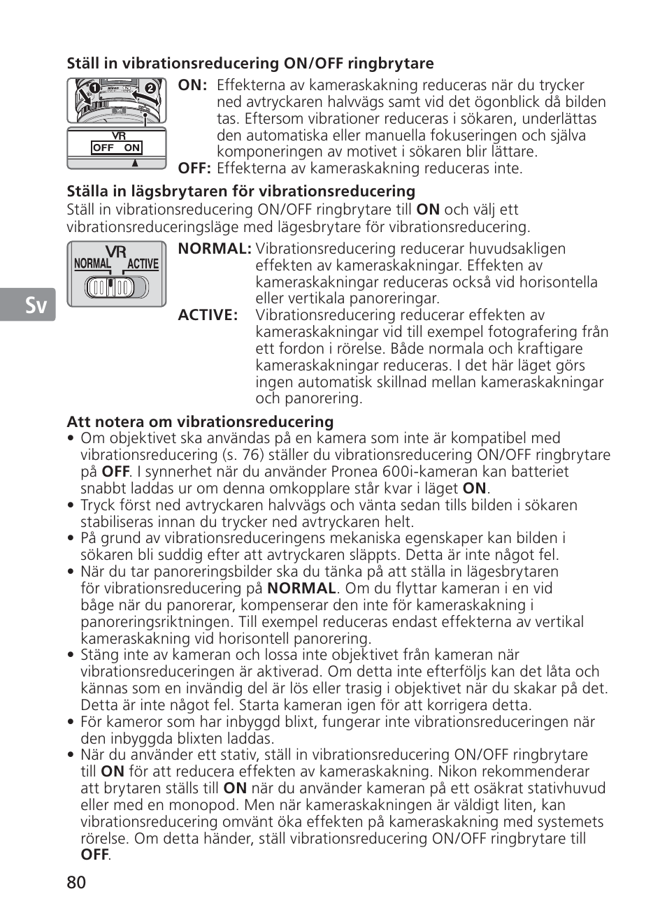 Jp en de fr es sv ru nl it ck ch kr | Nikon 200mm-f-2G-ED-AF-S-VR-II-Nikkor User Manual | Page 80 / 228