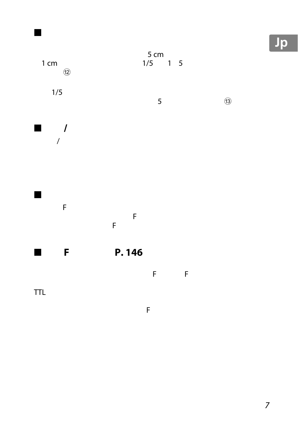 撮影倍率（倍率目盛, 接写/複写撮影, 露出倍数 | 有効f値の変化（p. 146 の図, P. 7, Jp en de fr es se ru nl it cz sk ck ch kr, P. 146, 複写撮影, 値の変化 | Nikon 85mm-f-35G-ED-AF-S-VR-DX-Micro-Nikkor User Manual | Page 7 / 152