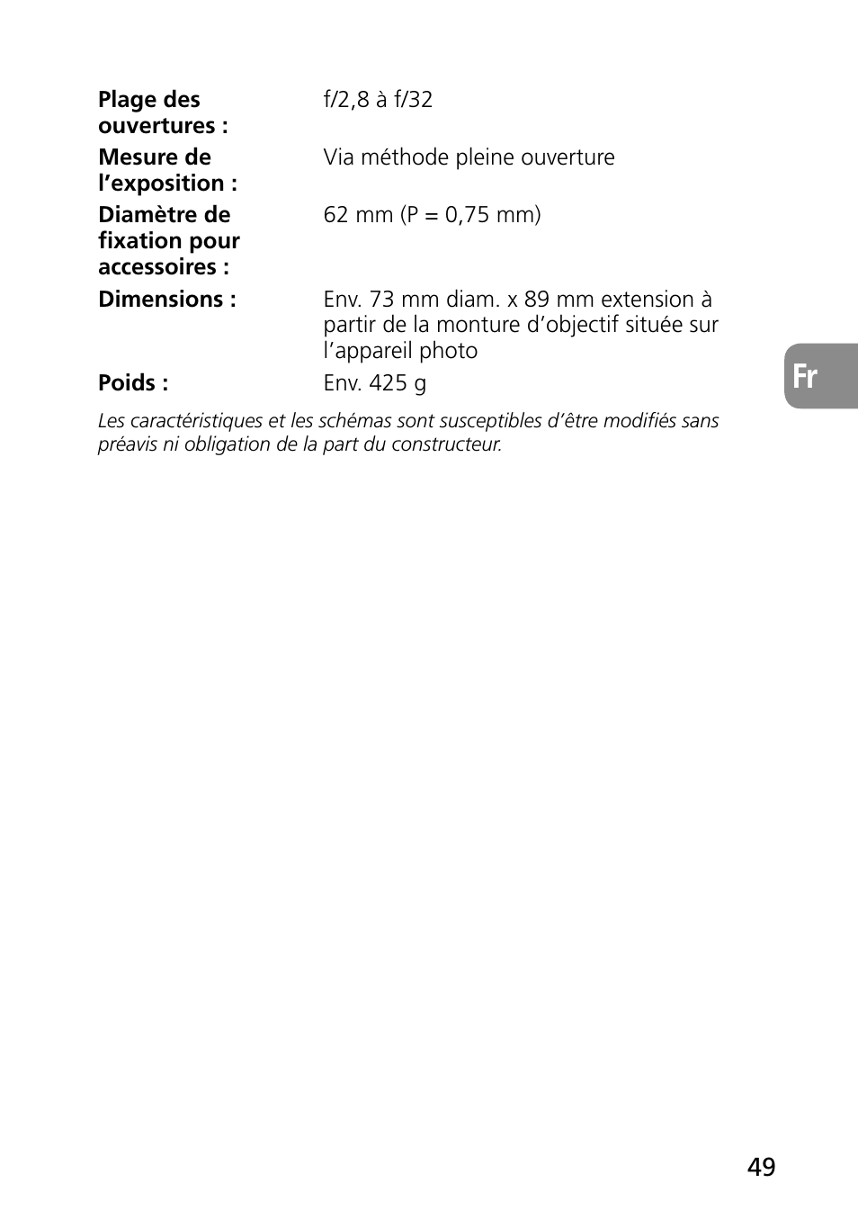 Nikon 60mm-f-28G-AF-S-Micro-Nikkor User Manual | Page 49 / 154