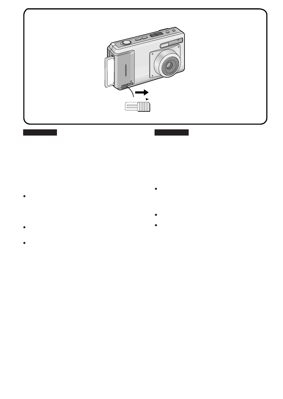 Herausnehmen der compactflash card, Ejecting the compactflash card | Nikon COOLPIX-600 User Manual | Page 30 / 120