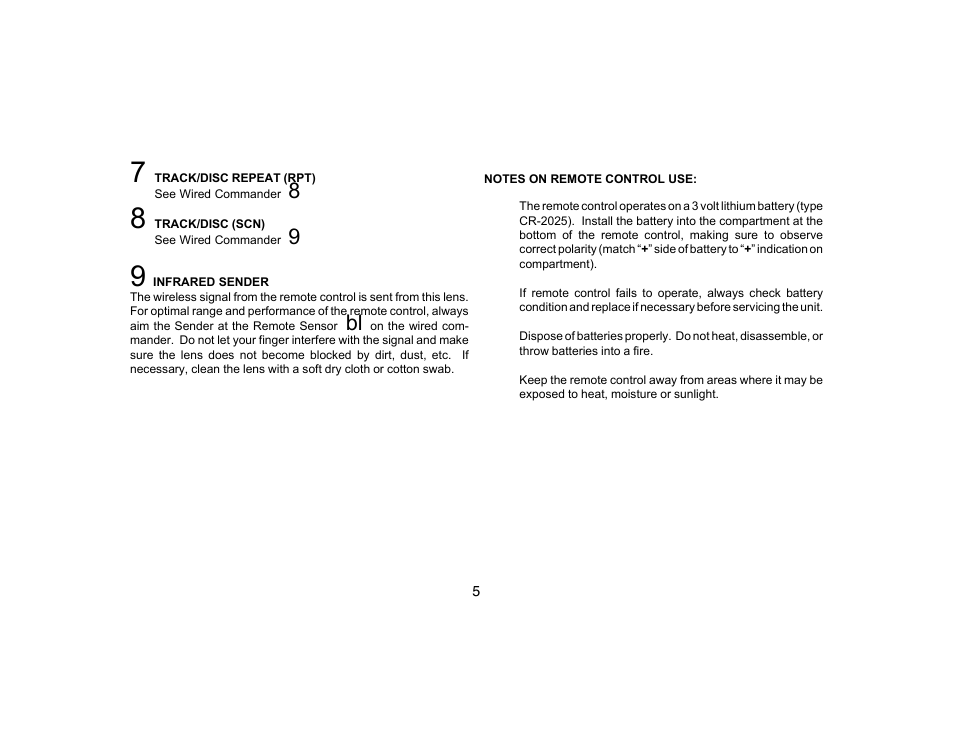 Audiovox CDC-10R User Manual | Page 6 / 8