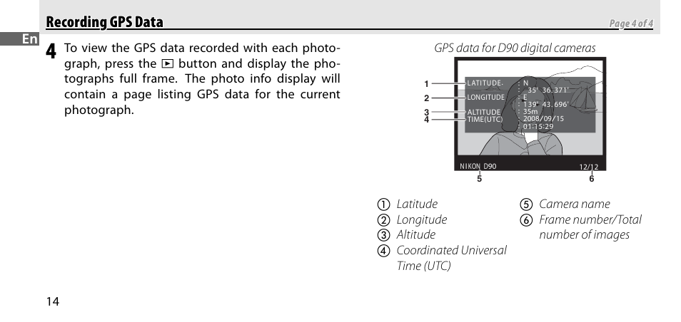 Recording gps data recording gps data | Nikon GP-1-DSLR User Manual | Page 16 / 418