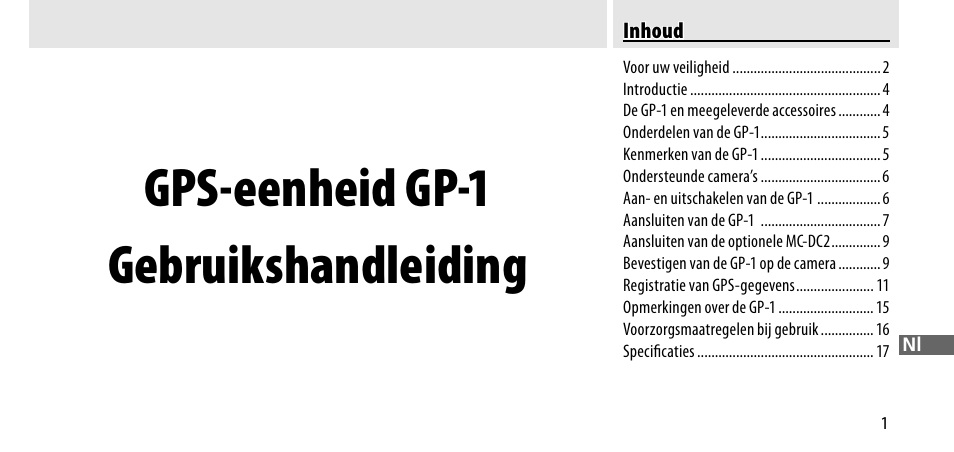 Gps-eenheid gp-1 gebruikshandleiding | Nikon GP-1-DSLR User Manual | Page 165 / 418