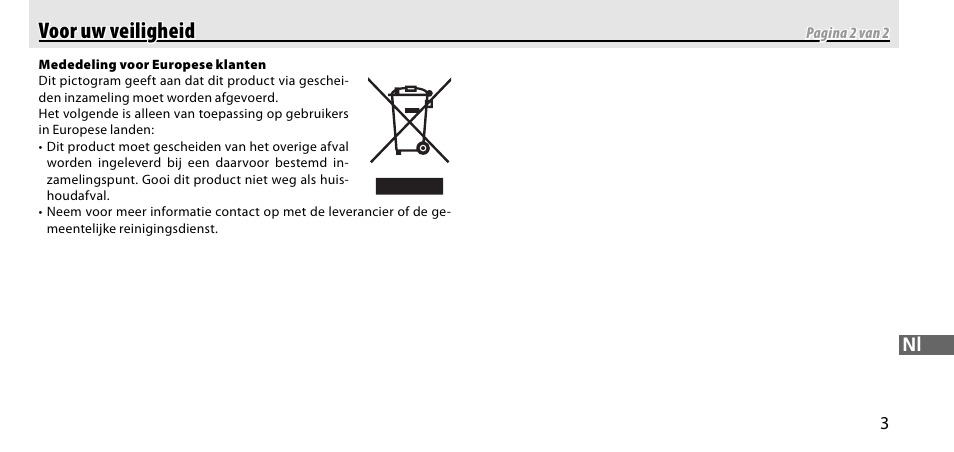 Voor uw veiligheid voor uw veiligheid | Nikon GP-1-DSLR User Manual | Page 167 / 418