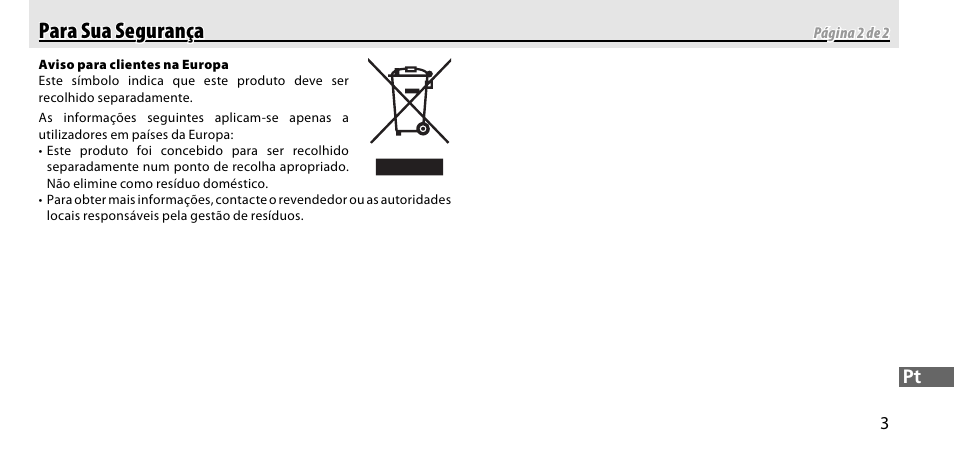 Para sua segurança para sua segurança | Nikon GP-1-DSLR User Manual | Page 185 / 418