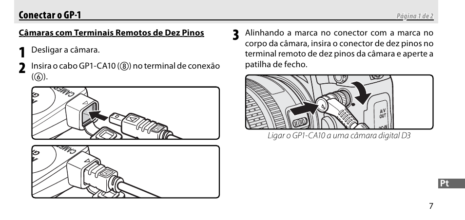 Conectar o gp-1 | Nikon GP-1-DSLR User Manual | Page 189 / 418