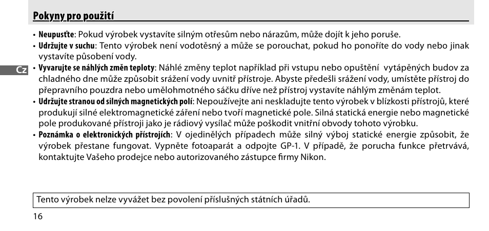 Pokyny pro použití | Nikon GP-1-DSLR User Manual | Page 270 / 418