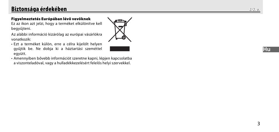 Biztonsága érdekében biztonsága érdekében | Nikon GP-1-DSLR User Manual | Page 275 / 418